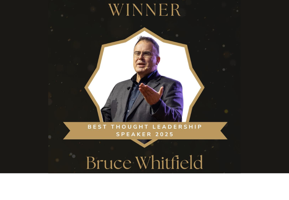 Bruce wins at the 2025 Speaker Awards in London